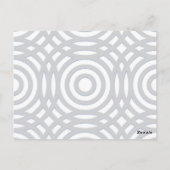 Geometrisch patroon 22 briefkaart (Achterkant)