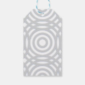 Geometrisch patroon 22 cadeaulabel (Achterkant)
