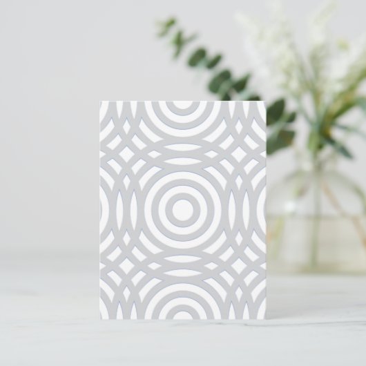 Geometrisch patroon 22 feestdagenkaart (Staand voorkant)