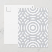 Geometrisch patroon 22 feestdagenkaart (Voorkant / Achterkant)