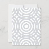 Geometrisch patroon 22 magnetische uitnodiging (Voorkant)