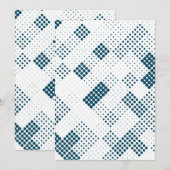 Geometrisch patroon 24 aankondiging (Voorkant / Achterkant)