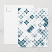 Geometrisch patroon 24 aankondigingskaart (Voorkant / Achterkant)