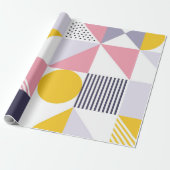 Geometrisch patroon 26 cadeaupapier (Uitgerold)