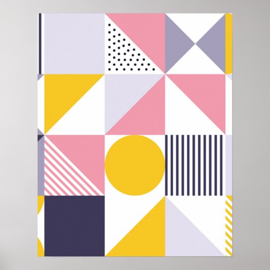 Geometrisch patroon 26 poster (Voorkant)