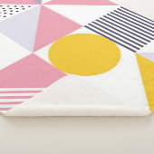 Geometrisch patroon 26 sherpa deken (3/4)