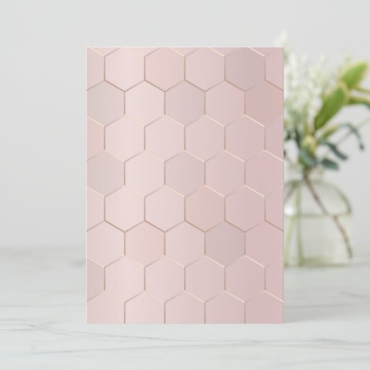 Geometrisch patroon 27 bedankkaart (Staand voorkant)