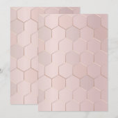 Geometrisch patroon 27 bedankkaart (Voorkant / Achterkant)