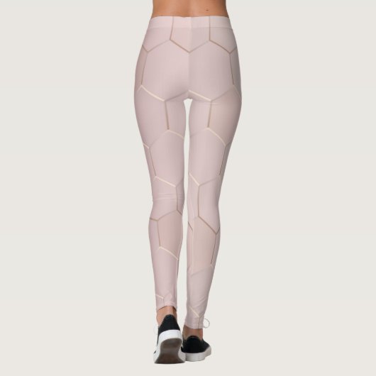 Geometrisch patroon 27 leggings (Achterkant)