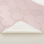 Geometrisch patroon 27 sherpa deken (3/4)