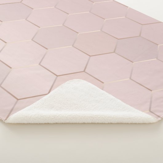 Geometrisch patroon 27 sherpa deken (3/4)