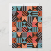 Geometrisch patroon 28 bedankkaart (Voorkant)