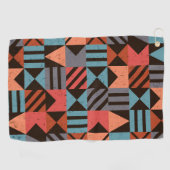 Geometrisch patroon 28 golfhanddoek (Horizontaal)