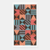 Geometrisch patroon 28 servet (Voorkant)