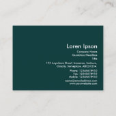 Geometrisch patroon 290514(03) Donkere beweging op Visitekaartje (Achterkant)