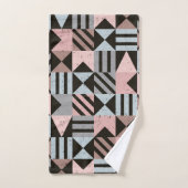 Geometrisch patroon 29 bad handdoek (Handdoek)