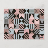Geometrisch patroon 29 briefkaart (Achterkant)