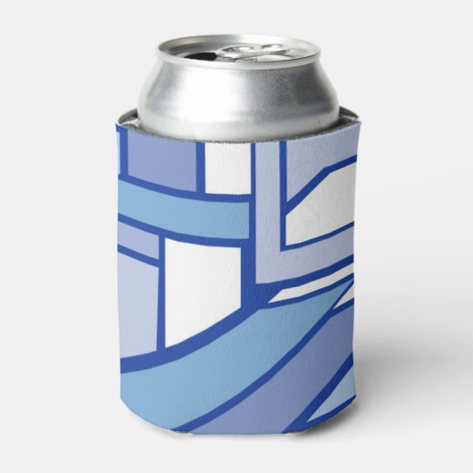 Geometrisch patroon 2 blikjeskoeler (Blikje Voorkant)