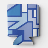 Geometrisch patroon 2 blikjeskoeler (Achterkant)