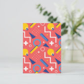 Geometrisch patroon 2 briefkaart (Staand voorkant)