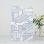 Geometrisch patroon 2 briefpapier (Staand voorkant)