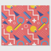 Geometrisch patroon 2 cadeaupapier (Vlak)