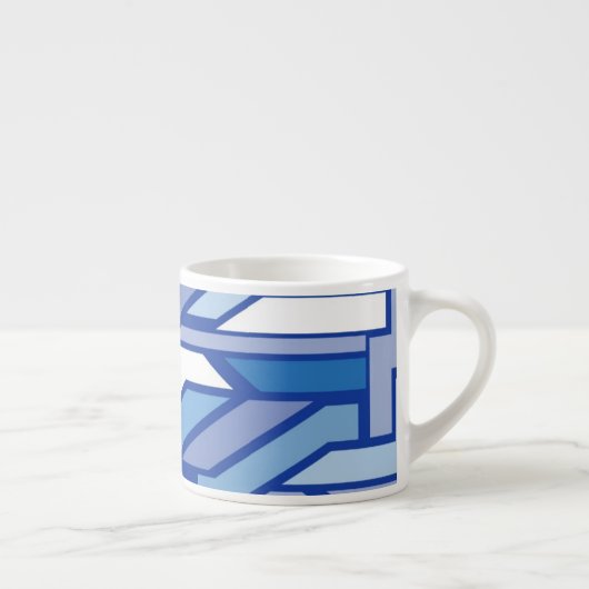 Geometrisch patroon 2 espresso kop (Rechts)