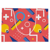 Geometrisch patroon 2 groot cadeauzakje (Achterkant)