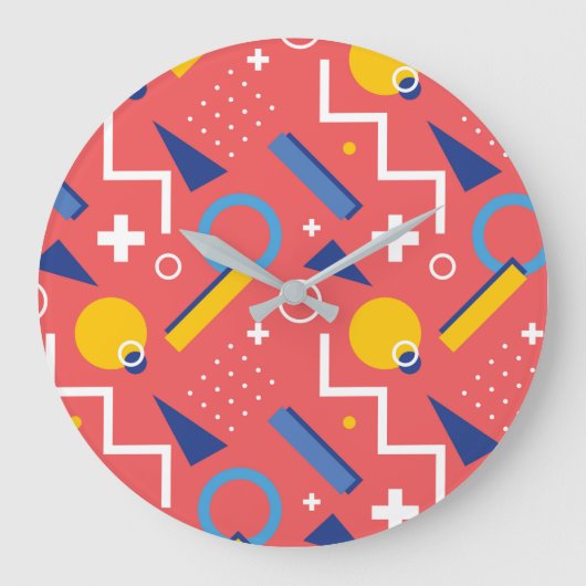 Geometrisch patroon 2 grote klok (Voorkant)