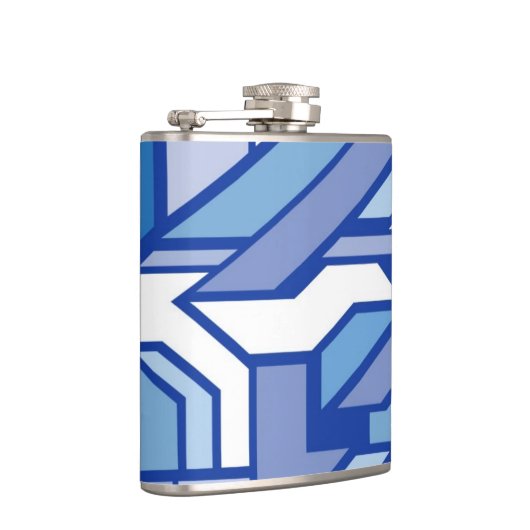 Geometrisch patroon 2 heupfles (Rechts)