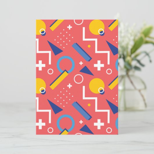 Geometrisch patroon 2 kaart (Staand voorkant)