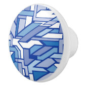 Geometrisch patroon 2 keramische knop (Rechts)