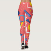 Geometrisch patroon 2 leggings (Achterkant)