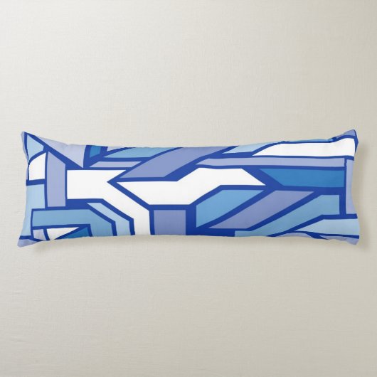 Geometrisch patroon 2 lichaamskussen (Voorkant)