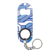 Geometrisch patroon 2 mini flessenopener (Achterkant)