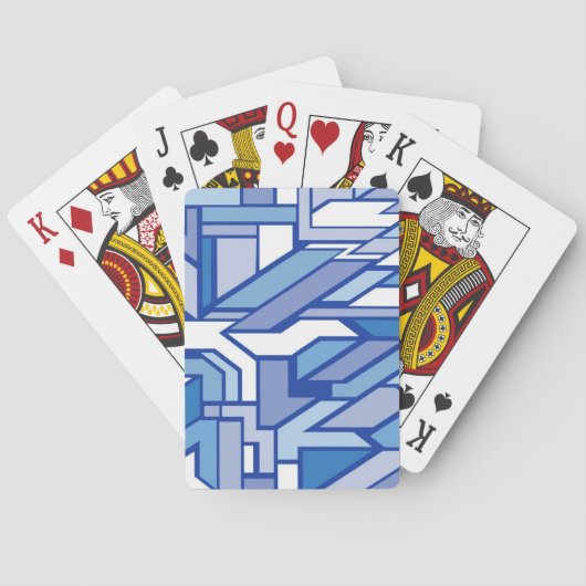 Geometrisch patroon 2 pokerkaarten (Achterkant)