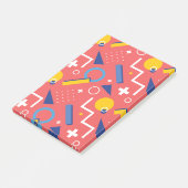 Geometrisch patroon 2 post-it® notes (Schuin)