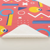 Geometrisch patroon 2 sherpa deken (3/4)