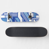 Geometrisch patroon 2 skateboard (Horizontaal)