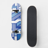 Geometrisch patroon 2 skateboard (Voorkant)
