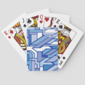 Geometrisch patroon 2 speelkaarten (Achterkant)