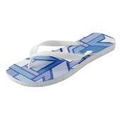Geometrisch patroon 2 teenslippers (Schuin)