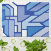 Geometrisch patroon 2 theedoek (Gevouwen)