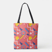 Geometrisch patroon 2 tote bag (Achterkant)