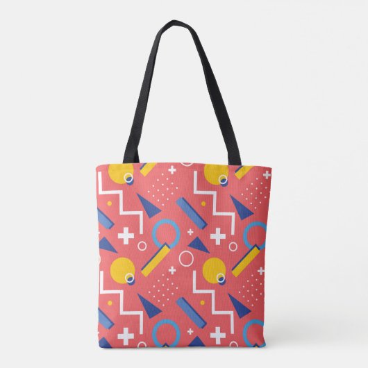 Geometrisch patroon 2 tote bag (Achterkant)