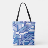 Geometrisch patroon 2 tote bag (Achterkant)