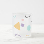 Geometrisch patroon 31 matglas koffiemok (Center)