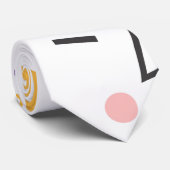 Geometrisch patroon 31 stropdas (Opgerold)