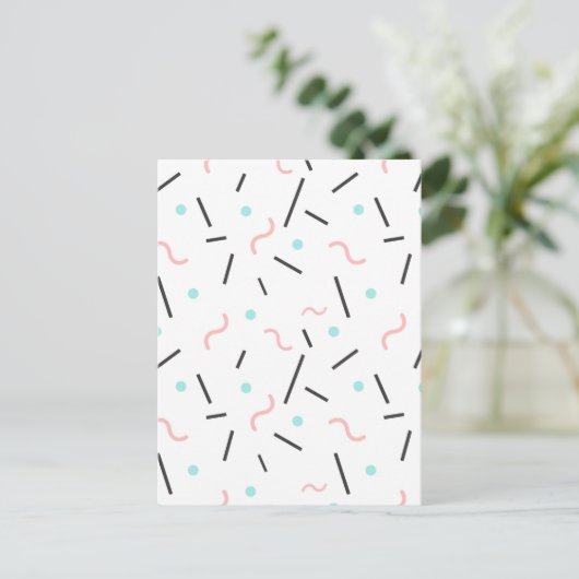 Geometrisch patroon 32 briefkaart (Staand voorkant)