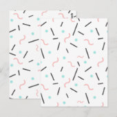 Geometrisch patroon 32 briefkaart (Voorkant / Achterkant)